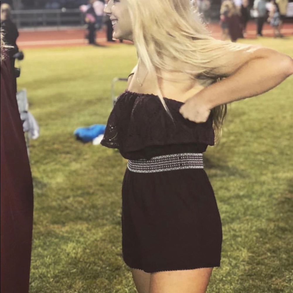 Empyre Size medium strapless romper worn once